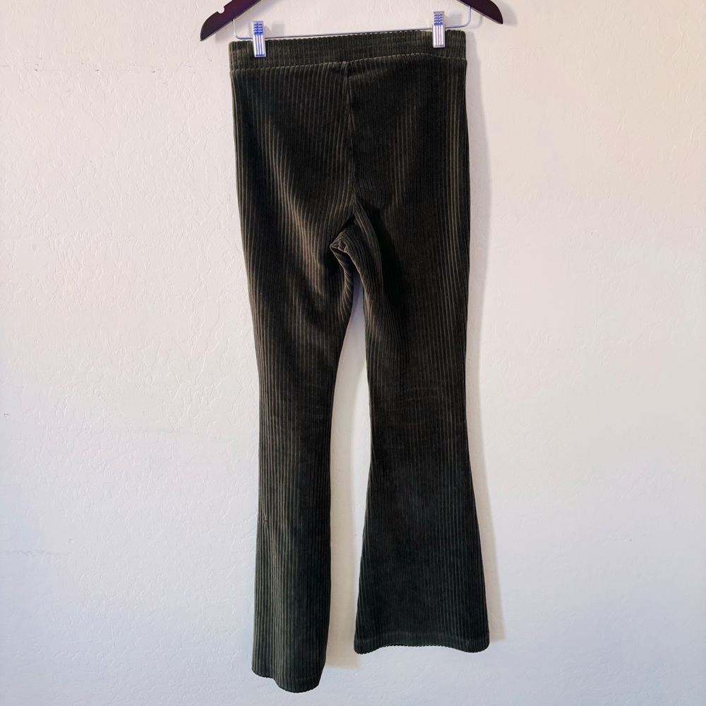 Aerie Small Short Olive Corduroy Pants Stretchy Pull-on - Picture 5 of 6